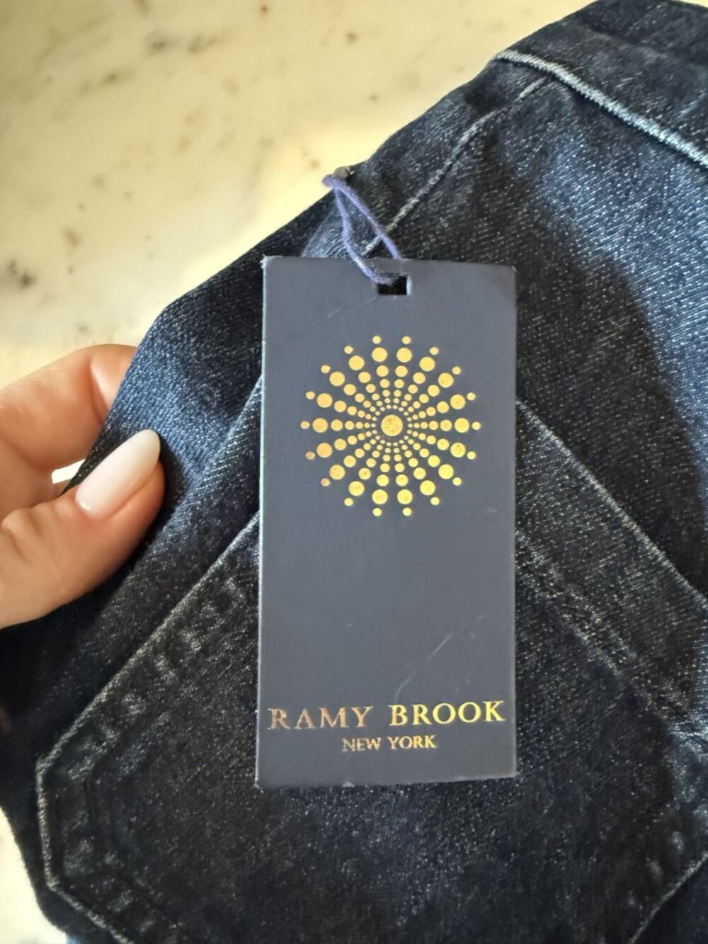 NWT Ramy Brook Cindy High Rise Flare Jean Dark Wash Size US 23 $275 [jb] - Picture 9 of 9